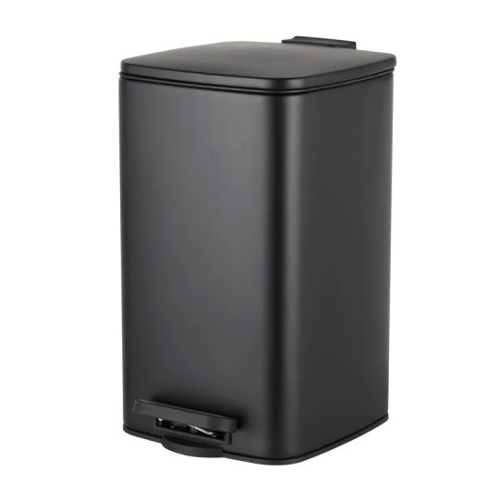Ведро для мусора Zerix Kubix-TC0108 Black 8 л черный (ZX5892)