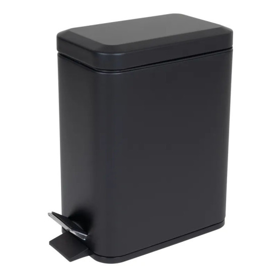 Відро для сміття Zerix Sansa-TC0105 Black 5 л чорний (ZX5894)