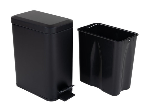 Відро для сміття Zerix Sansa-TC0105 Black 5 л чорний (ZX5894)