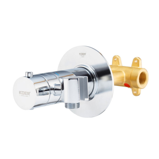 Гигиенический душ со смесителем Koer KB-24029-01 хром (KR5485)