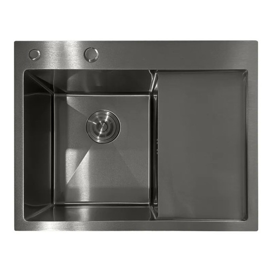 Кухонная мойка Mixxus MH6350L Nano-Black (3.0/0.8) (MI7045)