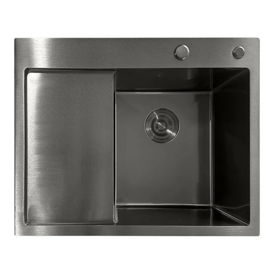 Кухонная мойка Mixxus MH6350R Nano-Black (3.0/0.8) (MI7047)