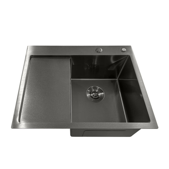 Кухонная мойка Mixxus MH6350R Nano-Black (3.0/0.8) (MI7047)