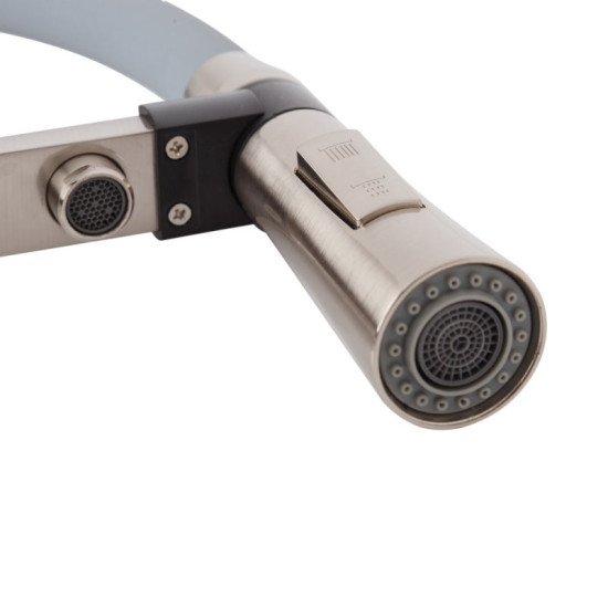 Кухонний змішувач із підключенням до фільтру Mixxus Premium Magnet 021 SS COLOR REFL.GREY (MI6976)