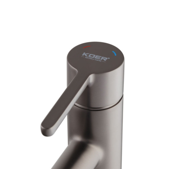 Смеситель для раковины Koer KB-10029-07 графит (KR5495)
