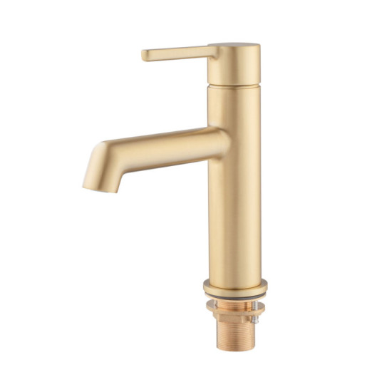 Смеситель для раковины Koer KB-10029-12 матовое золото (KR5501)