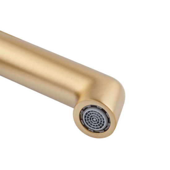 Смеситель для раковины Koer KB-10029-12 матовое золото (KR5501)