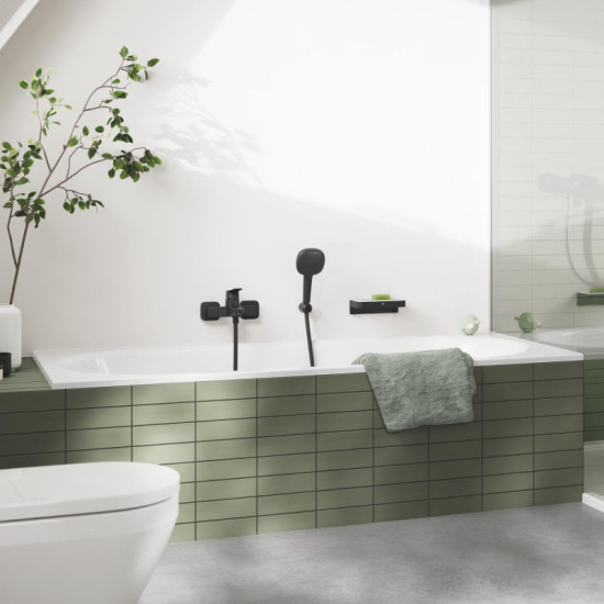 Смеситель для ванны Grohe QuickFix Dice Black 1018722430
