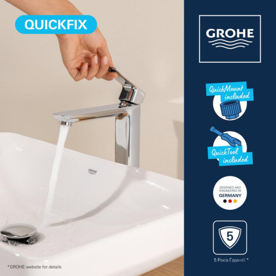 Смеситель для раковины Grohe QuickFix Dice 1018920000