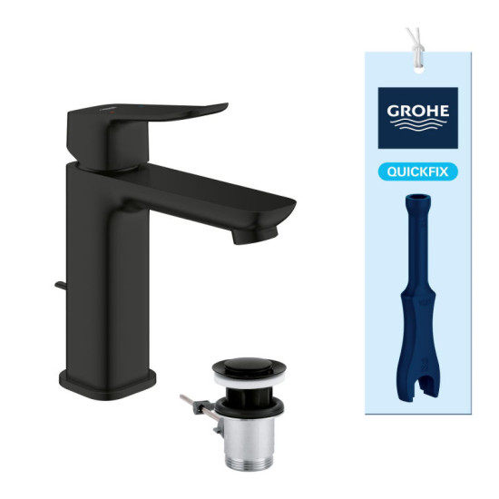 Смеситель для раковины Grohe QuickFix Dice Black 1018322430