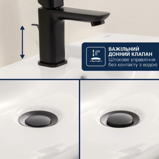 Смеситель для раковины Grohe QuickFix Dice Black 1018322430