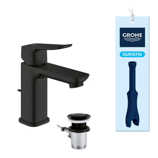 Смеситель для раковины Grohe QuickFix Dice Black 1018562430