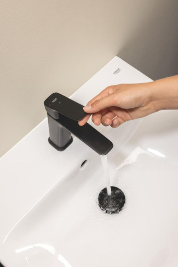 Смеситель для раковины Grohe QuickFix Dice Black ColdStart 1018612430