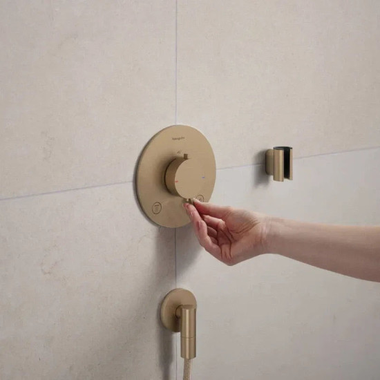 Держатель для ручного душа Hansgrohe Porter Fine, 28885140 бронза