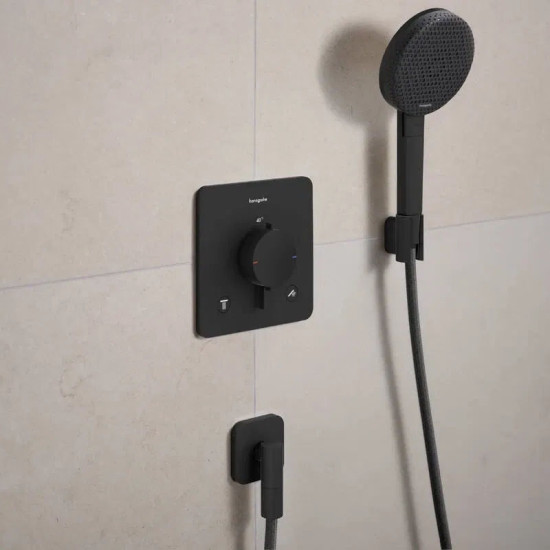 Держатель для ручного душа Hansgrohe Porter Fine, 28885670 черный матовый