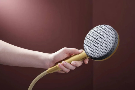 Душевая система Hansgrohe Raindance Alive Q 210/340 1jet с ShowerSelect Comfort, 24580140 бронза