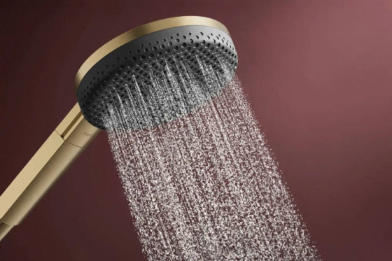 Душевая система Hansgrohe Raindance Alive Q 210/340 1jet с ShowerSelect Comfort, 24580140 бронза