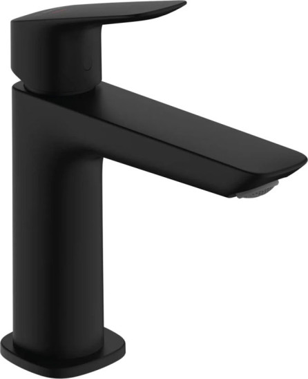 Змішувач для раковини Hansgrohe Logis 110 Fine push-open, 71254670 чорний матовий
