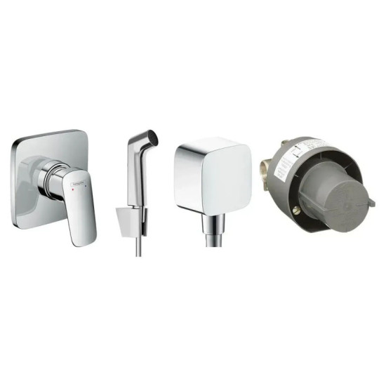 Гігієнічний душ із змішувачем Hansgrohe Logis E, хром (20200025)