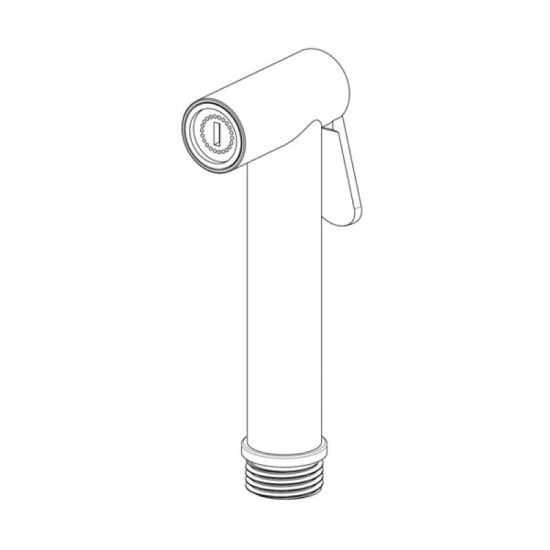 Гігієнічний душ із змішувачем Paffoni new BIDET KIT чорний матовий (ZDUP128NO)