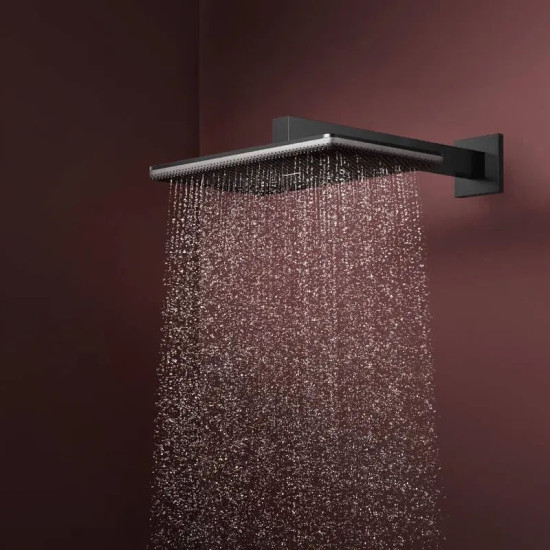 Душевая система Hansgrohe Raindance Alive Q 340/210 1jet EcoSmart ShowerSelect Comfort, Matt Black (24581670)