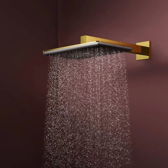 Душова система Hansgrohe Raindance Alive Q 340/210 1jet ShowerSelect Comfort, Polished Gold Optic (24580990)