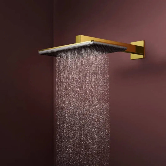 Душевая система Hansgrohe Raindance Alive Q 340/210 2jet ShowerSelect Comfort, Polished Gold Optic (24590990)