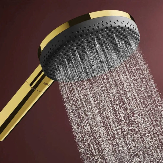 Душова система Hansgrohe Raindance Alive S 300 1jet EcoSmart с ShowerSelect Comfort, Polished Gold Optic (24583990)