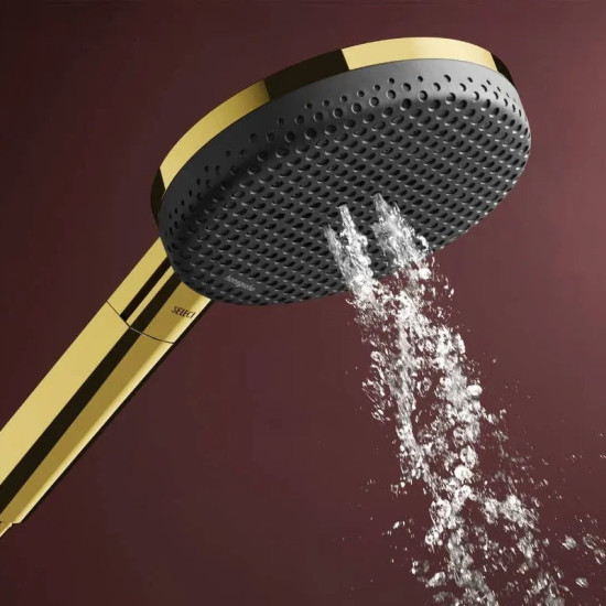 Душова система Hansgrohe Raindance Alive S 300 1jet EcoSmart с ShowerSelect Comfort, Polished Gold Optic (24583990)