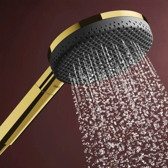 Душевая система Hansgrohe Raindance Alive S 300 1jet с ShowerSelect Comfort, Polished Gold Optic (24582990)