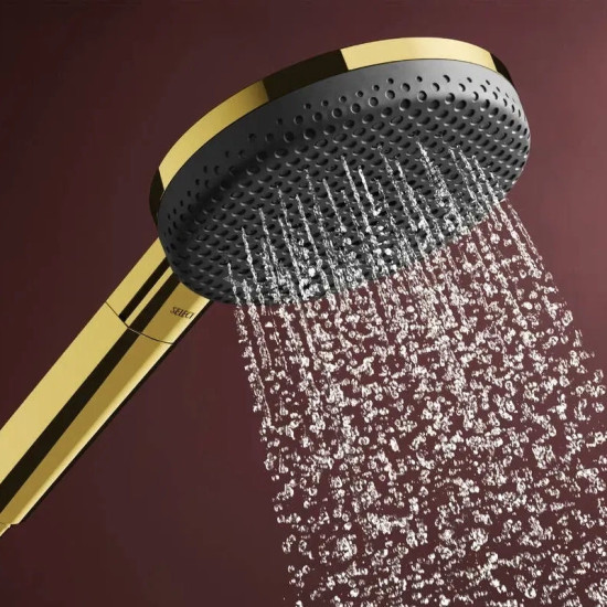 Душевая система Hansgrohe Raindance Alive S 300 2jet EcoSmart з ShowerSelect Comfort, Polish Gold Optic (24596990)