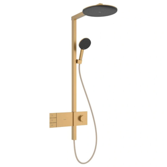 Душова система Hansgrohe Raindance Alive S 300 2jet EcoSmart с ShowerSelect Comfort, Brushed Bronze (24596140)