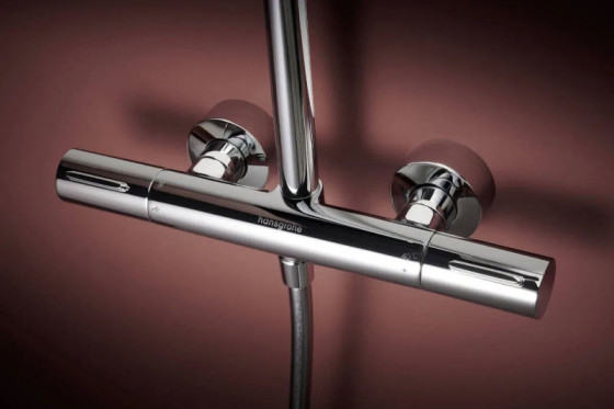 Душевая система Hansgrohe Raindance Alive S Puro 300 1jet EcoSmart з Ecostat Element, Chrome (24593000)