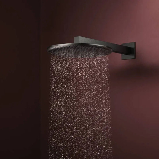 Душова система Hansgrohe Raindance Alive S Puro 300 1jet EcoSmart с Ecostat Element, Brushed Black Chrome (24593340)