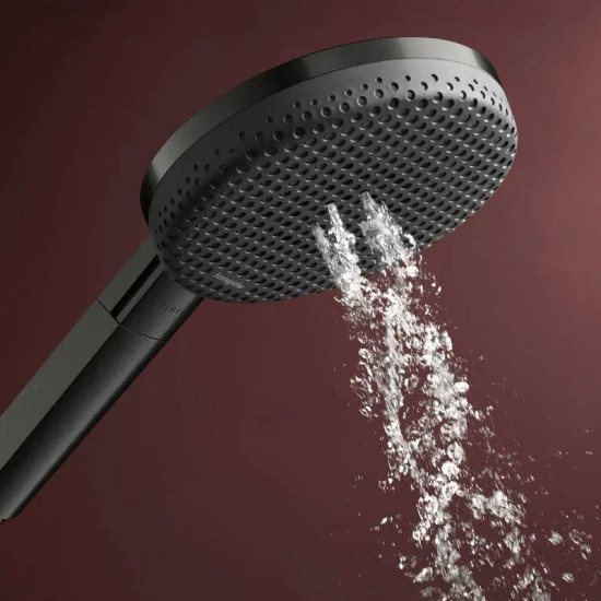 Душова система Hansgrohe Raindance Alive S Puro 300 1jet EcoSmart с Ecostat Element, Brushed Black Chrome (24593340)