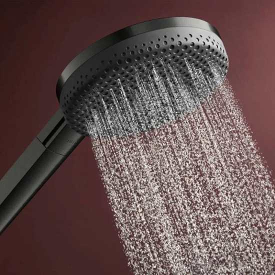 Душова система Hansgrohe Raindance Alive S Puro 300 1jet EcoSmart с Ecostat Element, Brushed Black Chrome (24593340)