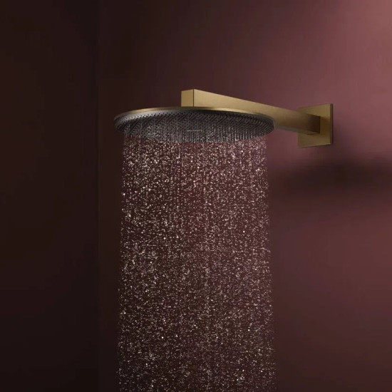 Душова система Hansgrohe Raindance Alive S Puro 300 1jet EcoSmart с Ecostat Element, Brushed Bronze (24593140)