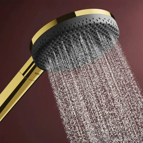 Душова система Hansgrohe Raindance Alive S Puro 300 1jet EcoSmart с Ecostat Element, Polished Gold Optic (24593990)