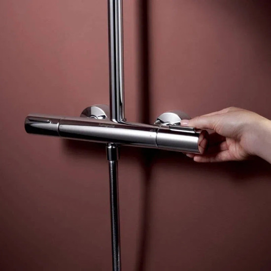Душова система Hansgrohe Raindance Alive S Puro 300 1jet з Ecostat Element, Chrome (24592000)
