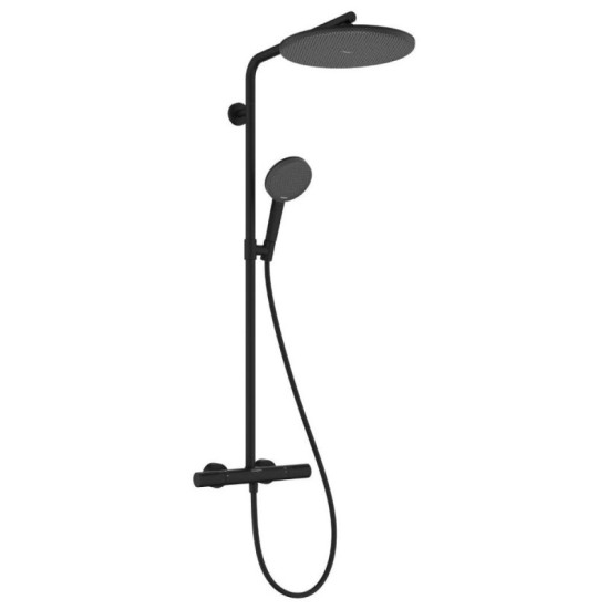 Душевая система Hansgrohe Raindance Alive S Puro 300 1jet з Ecostat Element, Matt Black (24592670)