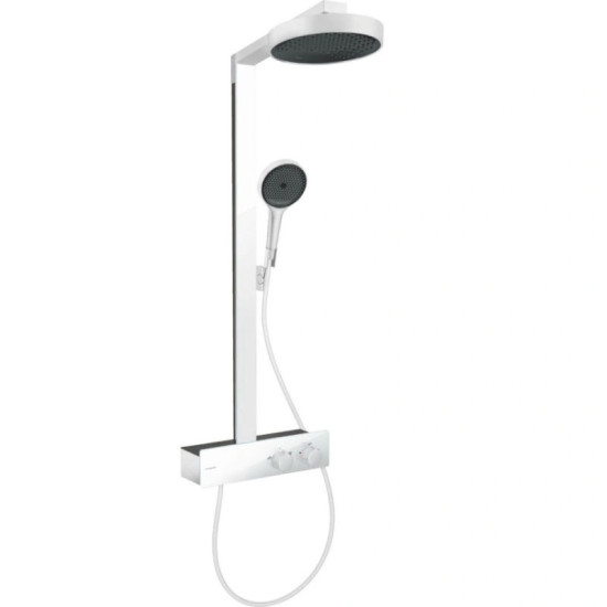 Душевая система Hansgrohe Rainfinity Showerpipe 250 1jet EcoSmart +, ShowerTablet 350, Matt White (28742700)