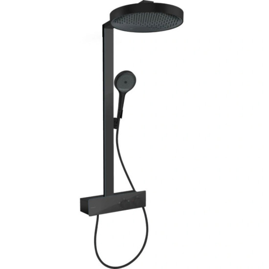 Душова система Hansgrohe Rainfinity Showerpipe 360 1jet с ShowerTablet 350, Matt Black (26853670)