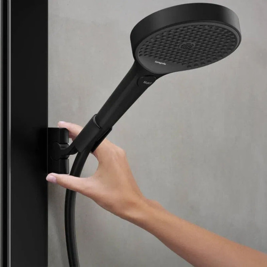 Душова система Hansgrohe Rainfinity Showerpipe 360 1jet с ShowerTablet 350, Matt Black (26853670)