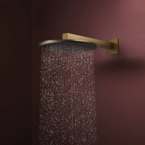 Лійка для верхнього душу Hansgrohe Raindance Alive S 300 2jet EcoSmart с держателем, Brushed Bronze (24541140)