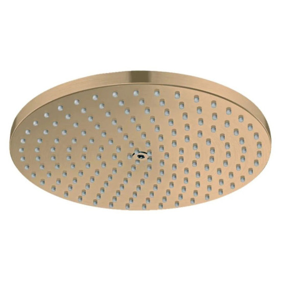 Лійка для верхнього душу Hansgrohe Raindance S 240 Showerpipe PowderRain EcoSmart 1jet, Brushed Bronze (27624140)