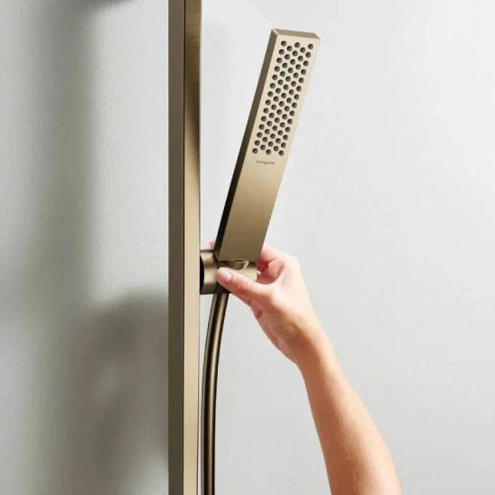Лейка для ручного душа Hansgrohe Pulsify E 100 1jet EcoSmart+, Polished Gold Optic (24321990)