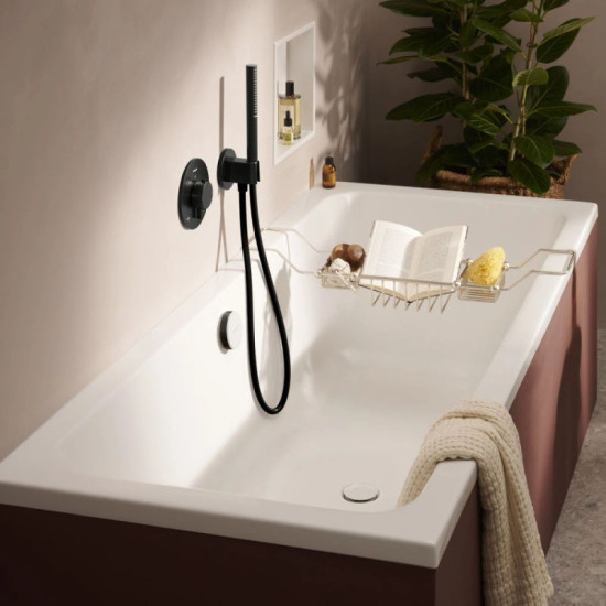 Лійка для ручного душу Hansgrohe Pulsify S 100 1jet EcoSmart, Brushed Black Chrome (24125340)