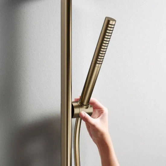 Лійка для ручного душу Hansgrohe Pulsify S 100 1jet EcoSmart, Polished Gold Optic (24125990)