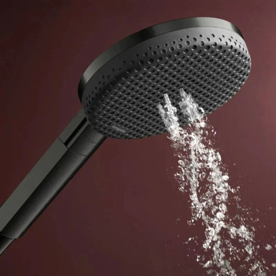 Лейка для ручного душа Hansgrohe Raindance Alive Select S 3jet EcoSmart+, Brushed Black Chrome (24512340)