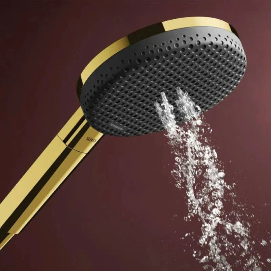 Лійка для ручного душу Hansgrohe Raindance Alive Select S 3jet EcoSmart+, Polished Gold Optic (24512990)